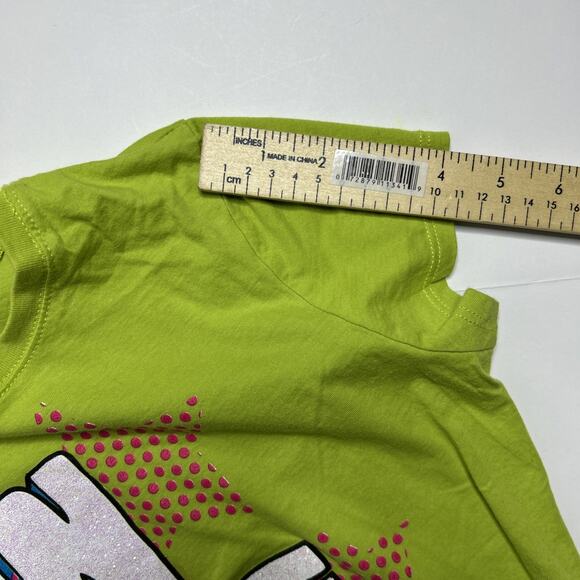 Charlotte Russe Graphic T-shirt Short Sleeve Women Green Size Large - Picture 8 of 9